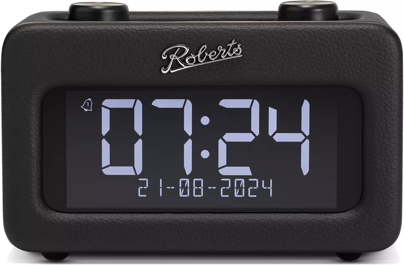 Roberts Revival Rest DAB+ FM Clock Radio - Black, New