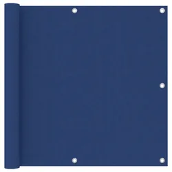 vidaXL Balkon-Sichtschutz Blau 90x500 cm Oxford-Gewebe