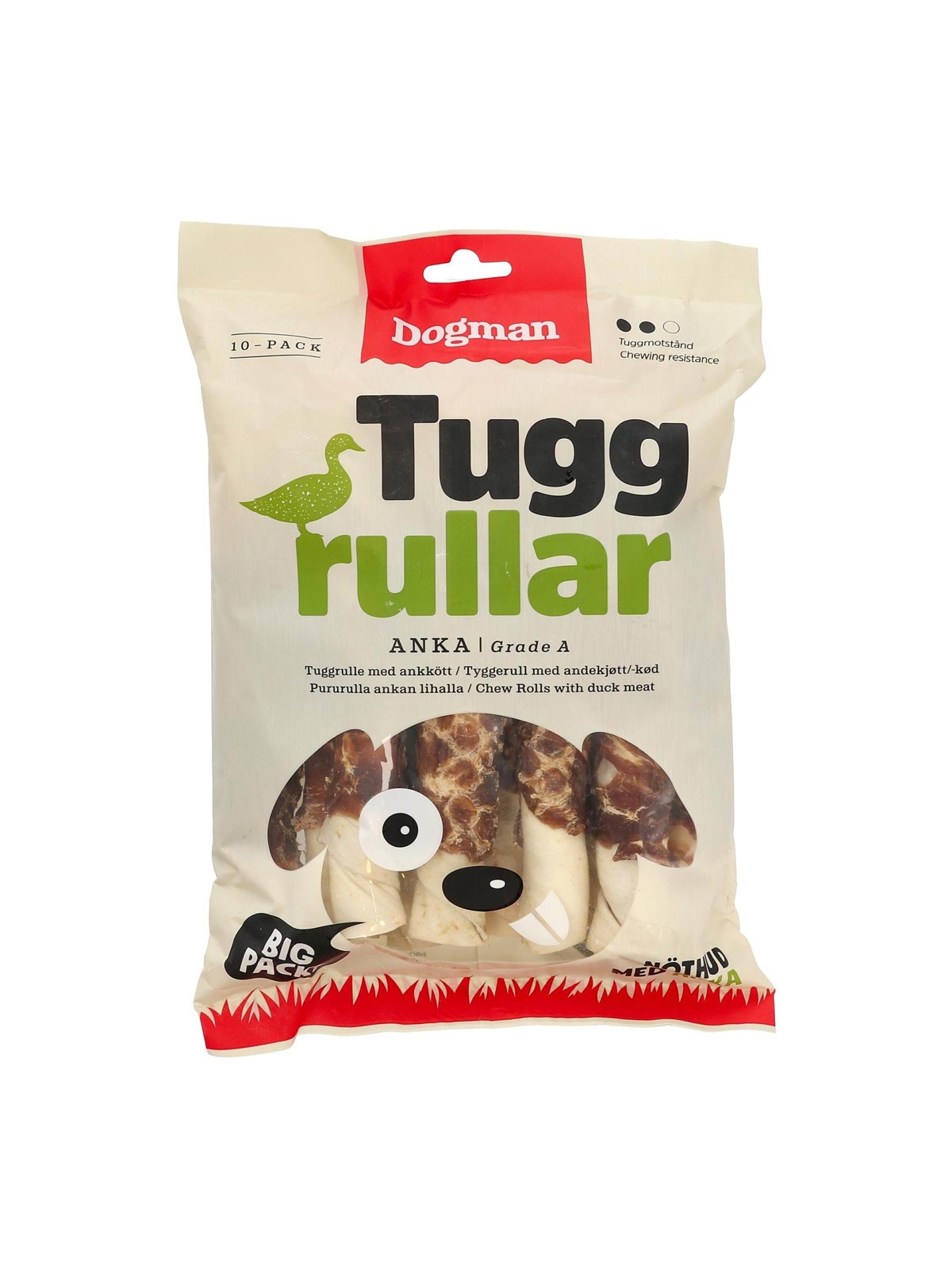 Dogman Chew rolls with duck 10p
