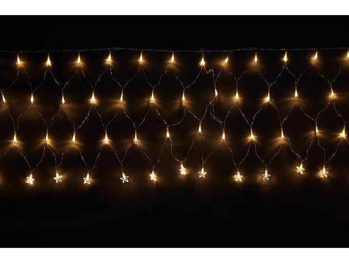 31V LED Netz mit Sternen 200Led