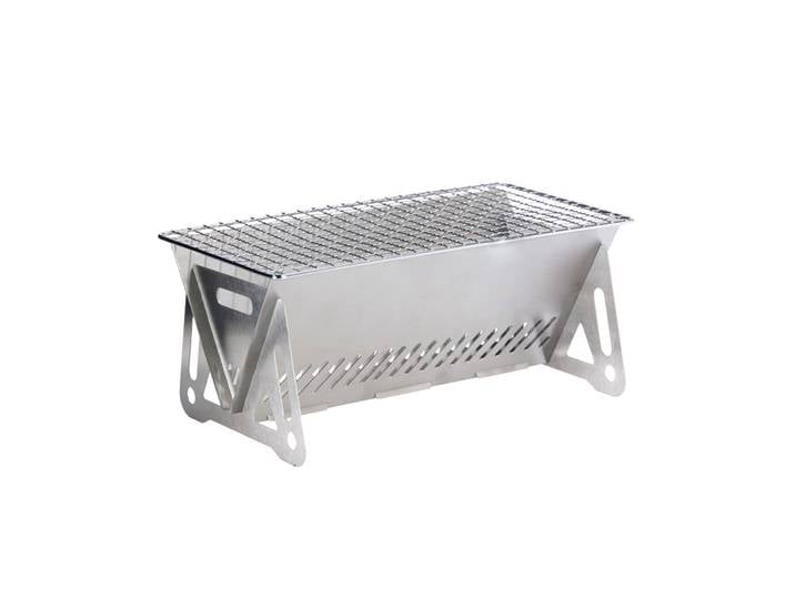 BBQ Holzkohlegrill Campinggrill Edelstahl klappbar