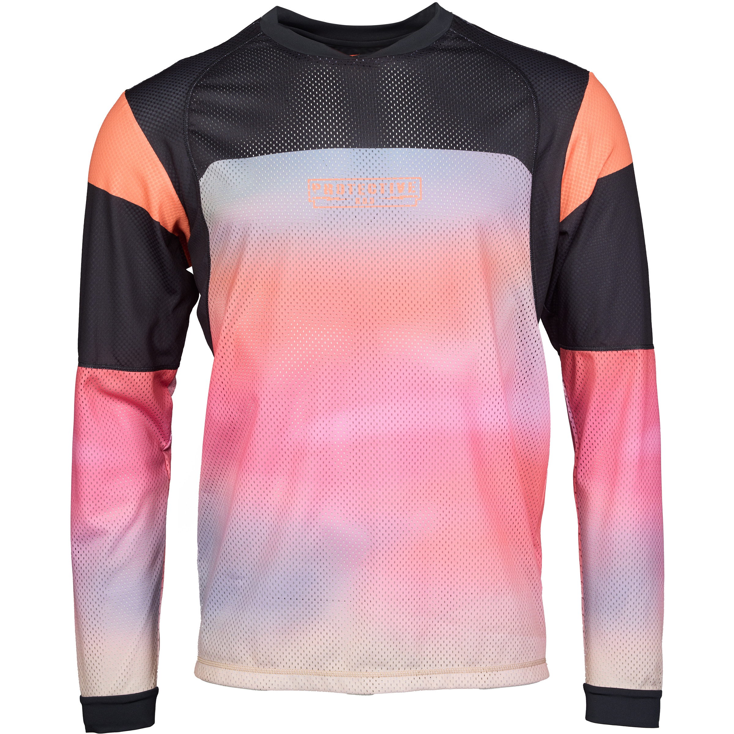 Protective Neon Moon Trikot Herren Radtrikots orange Größe 3XL Mountainbike Schnell trocknend