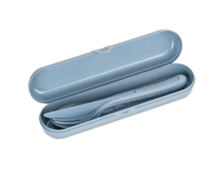Besteck-Set Koziol Blau Kunststoff 3 Stk