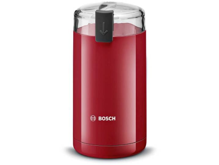 BOSCH Kaffeemühle TSM6A011R, Edelstahl-Schlagmesser, Sicherheitsfunktion , rot, B:9cm H:17cm T:9cm, Kaffeemühlen, 180 W, 75g Bohnenbehälter, elektrisch, rot, Kaffeemühle