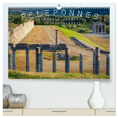 Peleponnes, traumhafte Halbinsel Griechenlands (hochwertiger Premium Wandkalender 2027 DIN A2 quer), Kunstdruck in Hochglanz