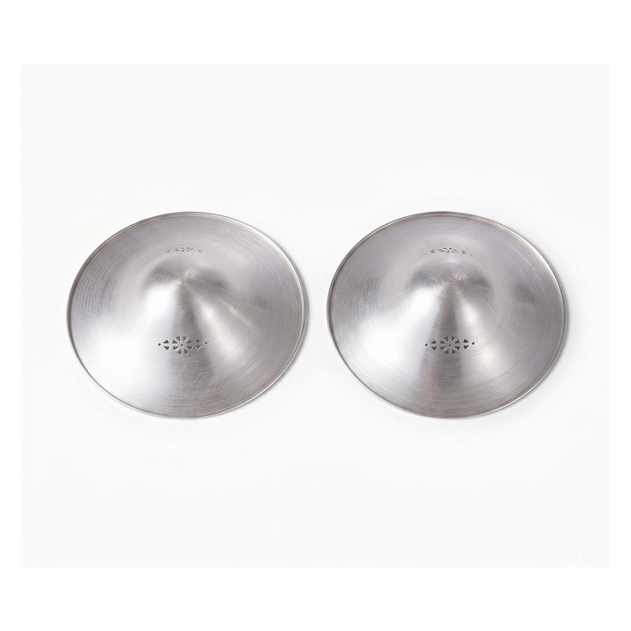 Momcozy 999 SILBER STILL-SCHILD 45MM 2 STÜCK REGULAR (NS005-NA02NB-A)