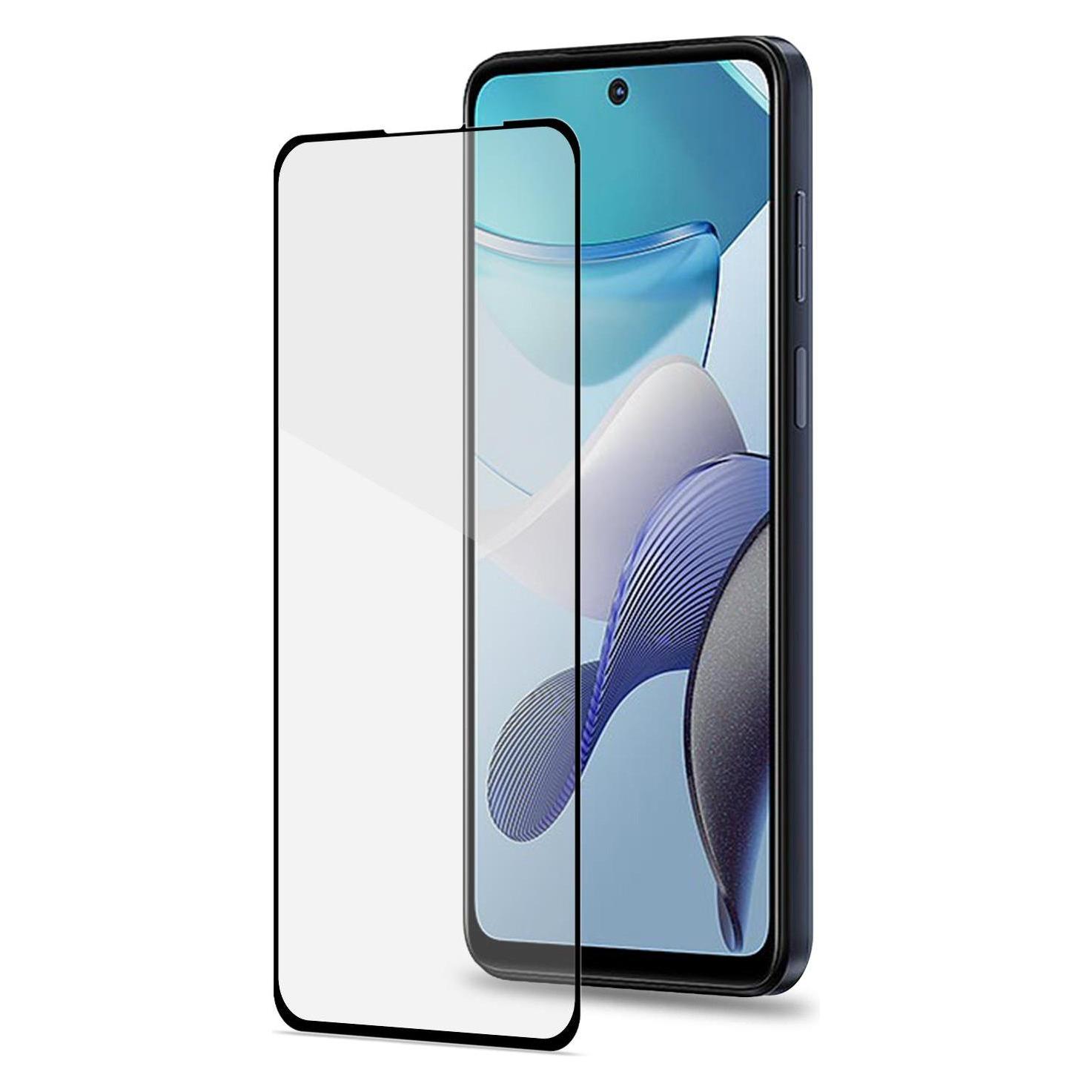 Celly FULLGLASS1052BK Handy Displayschutzfolie und Rückenschutzfolie (Motorola Moto G13, Motorola Moto G23, Motorola Moto G53, Motorola Moto G73) (FULLGLASS1052BK)