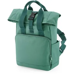 BagBase Mini Roll-Top Rucksack mit Doppelgriff BG118S sage green 23 x 32 x 11 cm