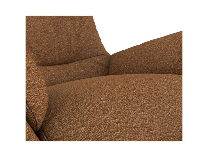 Sessel Metallfuss chrom Roma Caramel - Material: Stoff - 71