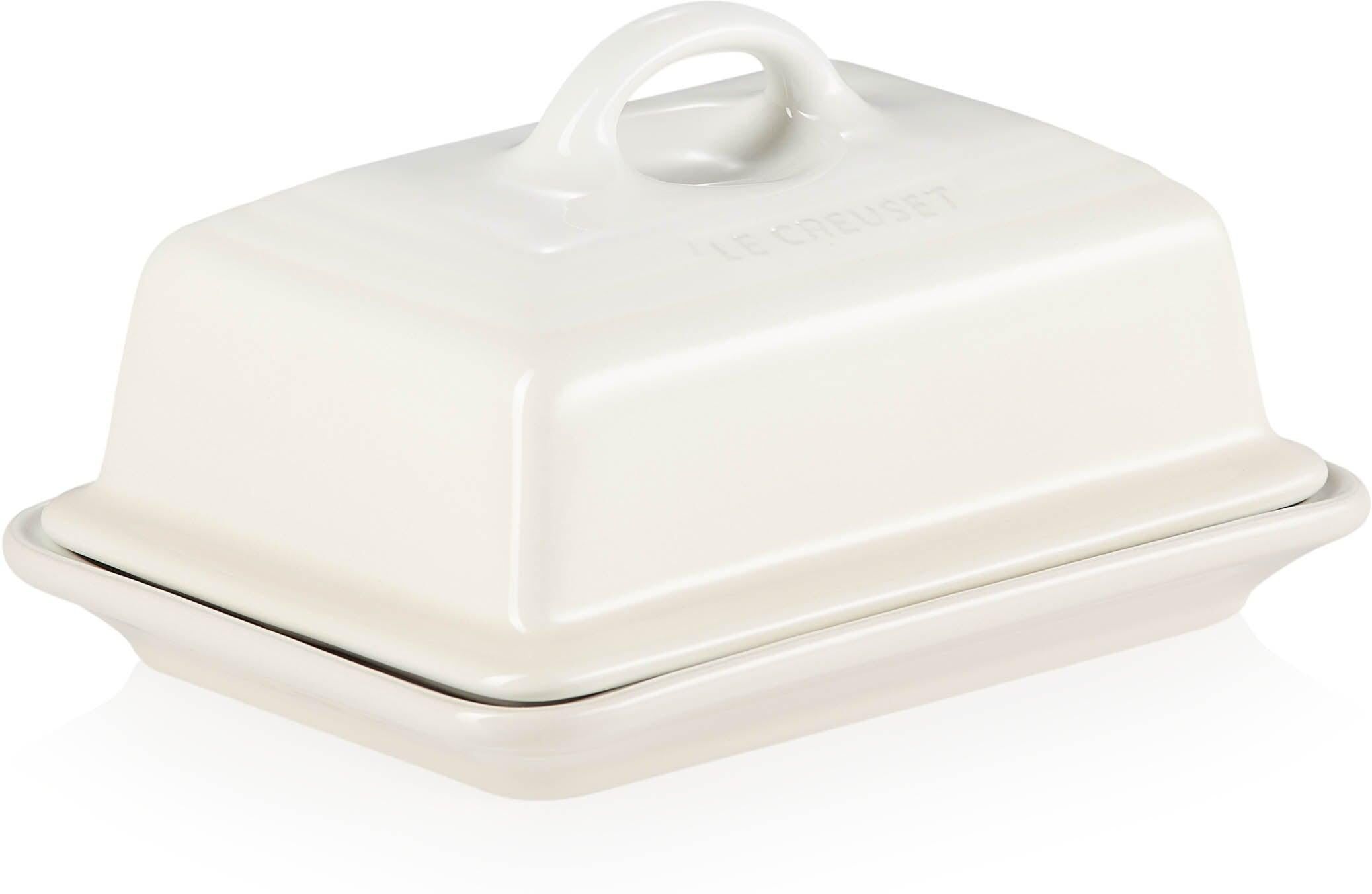 Le Creuset Stoneware Butter Dish - Meringue