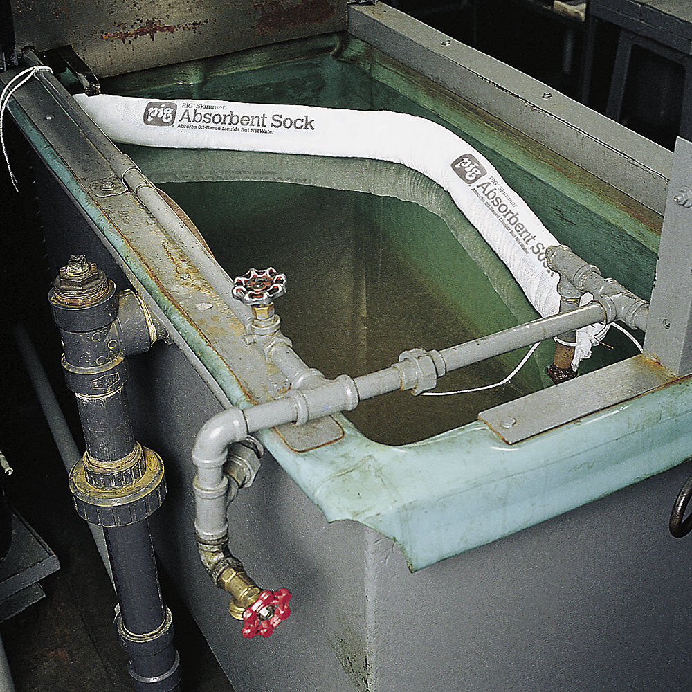 SKIMMER Bindevlies-Saugstrumpf, Länge 1220 mm, VE 10 Stk, 38 l/VE, Ø 80 mm PIG