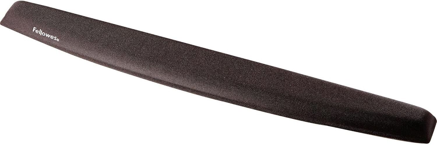 Fellowes Memory Foam Keyboard Wrist Rest – Ergonomic Support for Computer & Laptop, Black
