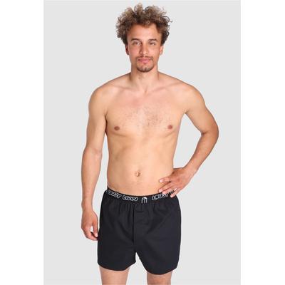 Boxershorts LOUSY LIVIN, Herren, Gr. M, 5 Stk., schwarz, 100% Baumwolle, mehrfarbig, Unterhosen, mit bequemer Passform