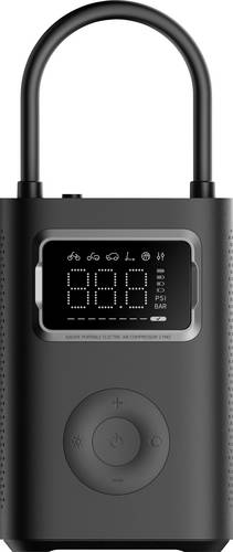 Xiaomi 58522 Kompressor MJCQB07PQW 10.3 bar Digitales Display, Automatische Abschaltung, Aufbewahrungs-Box/-Tasche