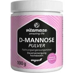 D-Mannose Pulver Hochdosiert Vegan 100 G