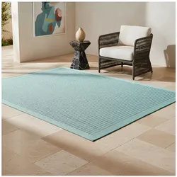 Outdoorteppich DAFNE, einfarbig, Blau, 240 x 340 cm