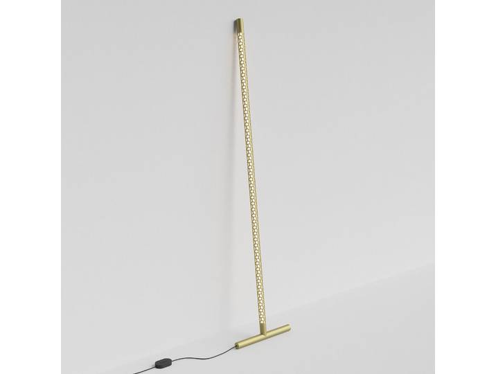 Squiggle F1 Stehleuchte 2700K Gold - Rotaliana - Wohnzimmer - Design - Metall