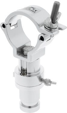 EuroLite TPZ-1 Clamp with TV-pin silver Silber