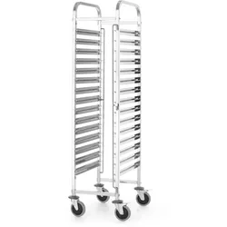 HENDI Abräumwagen , Kitchen Line, GN 1/1, Silber, 380x550x(H)1705mm
