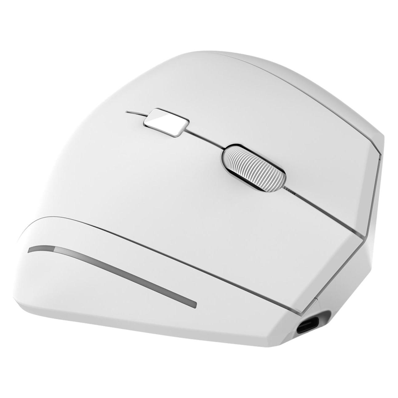 T'nB Souris Sans Fil Bluetooth Ergonomique Ergo Verticale Pour Droitier (Blanc) (Kabelgebunden, Kabellos) (MWERGOVBTRWH)