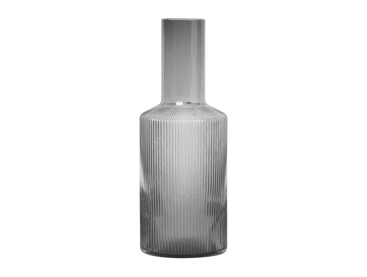 Ferm Living Carafe Ripple smoked grey