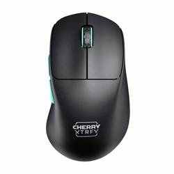 Cherry XTRFY M64 Wireless, Black Maus Funk Optisch 5 Tasten CX-M64W-BLACK