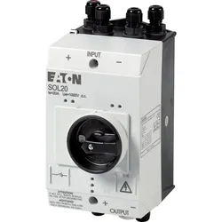 Eaton 120919 Lasttrennschalter, DC, 20 A, 2 Stränge M12 SOL20/2MV