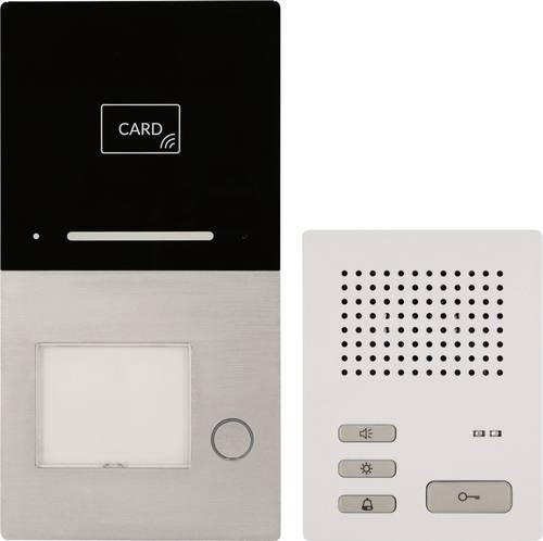 HHG SET-1-RL Audio-Sprechanlagen-Set 2-Draht Aluminium (gebürstet)