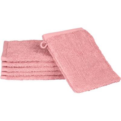 Waschhandschuh ROSS "Premium", rosa (altrosa), B:16cm L:22cm, Frottier, Handtücher, 100% Baumwolle