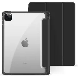 eSTUFF Mirror Pencil case iPad 10.2 (Apple iPad 2019 (7. Gen), Apple iPad 2020 (8. Gen), Apple iPad 2021 (9. Gen)), Tablet Hülle, Schwarz