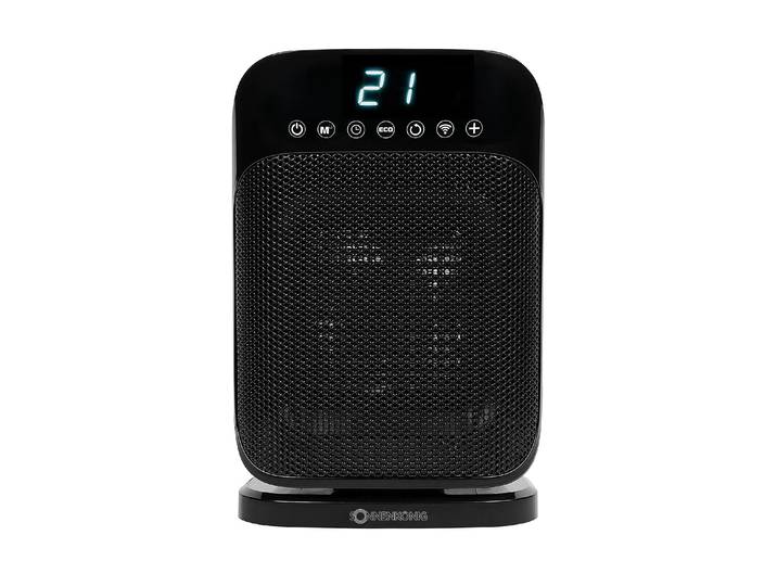 SONNENKÖNIG Keramikheizlüfter Myros 1500 W , schwarz, B:32,5cm H:16,8cm T:21,8cm, Heizstrahler, Keramikheizlüfter