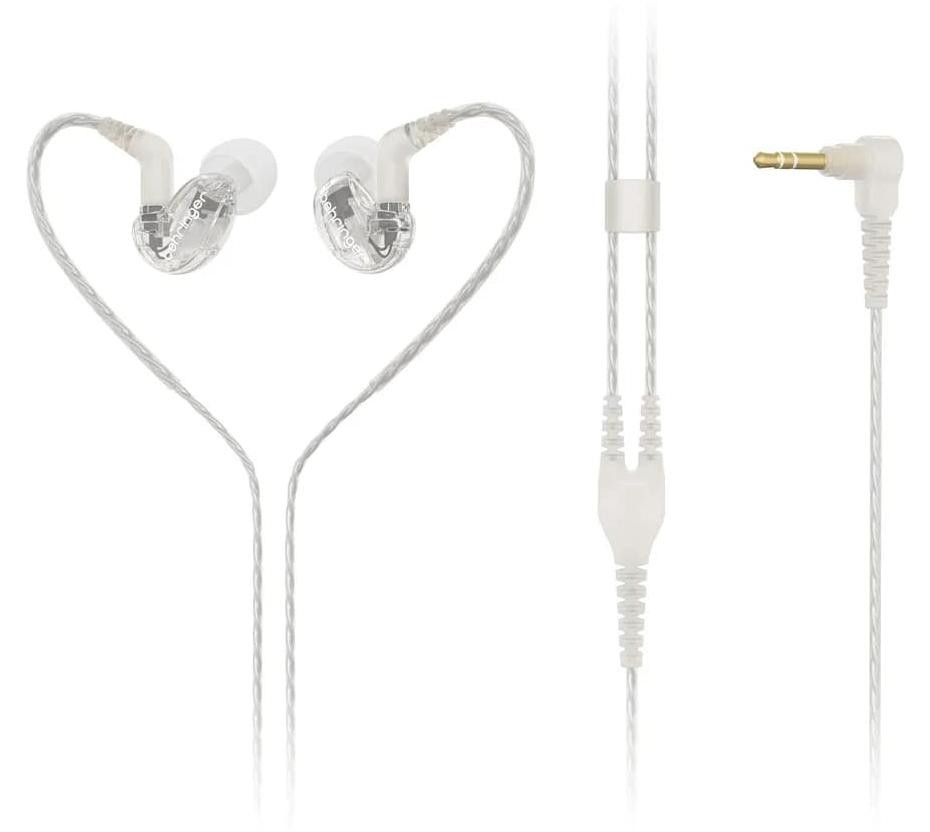 Behringer SD251-CL PRO In-ear hoofdtelefoon, transparant
