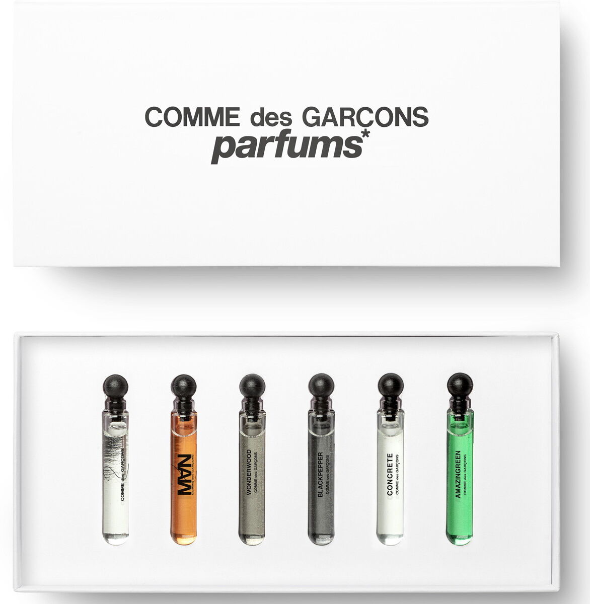 12ml Comme des Garçons Sampling Discovery Set (Parfum 6 x 2ml)