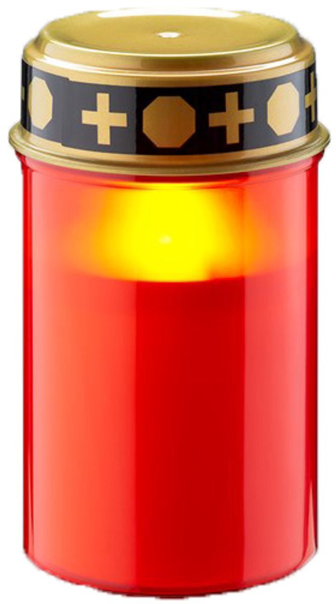 Goobay LED grafkaars rood voor condolence