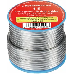 Rothenberger Fittingslot 1S, 2mm, 250g, Spule, Lötgerät Zubehör