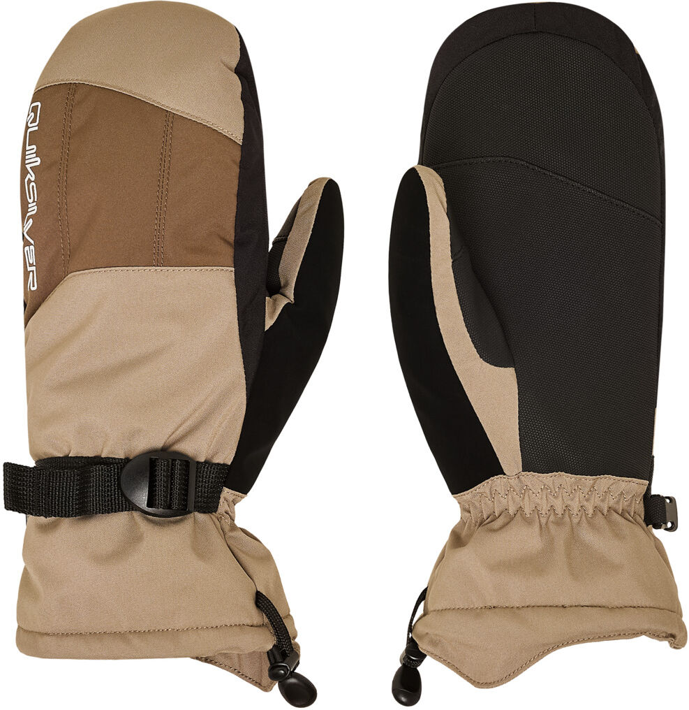 Snowboardhandschuhe QUIKSILVER "Mission", Herren, Gr. L, beige (fallen rock), Obermaterial: 62% Polyurethan, 38% Polyester., Handschuhe Snowboardhandschuhe fallen rock L