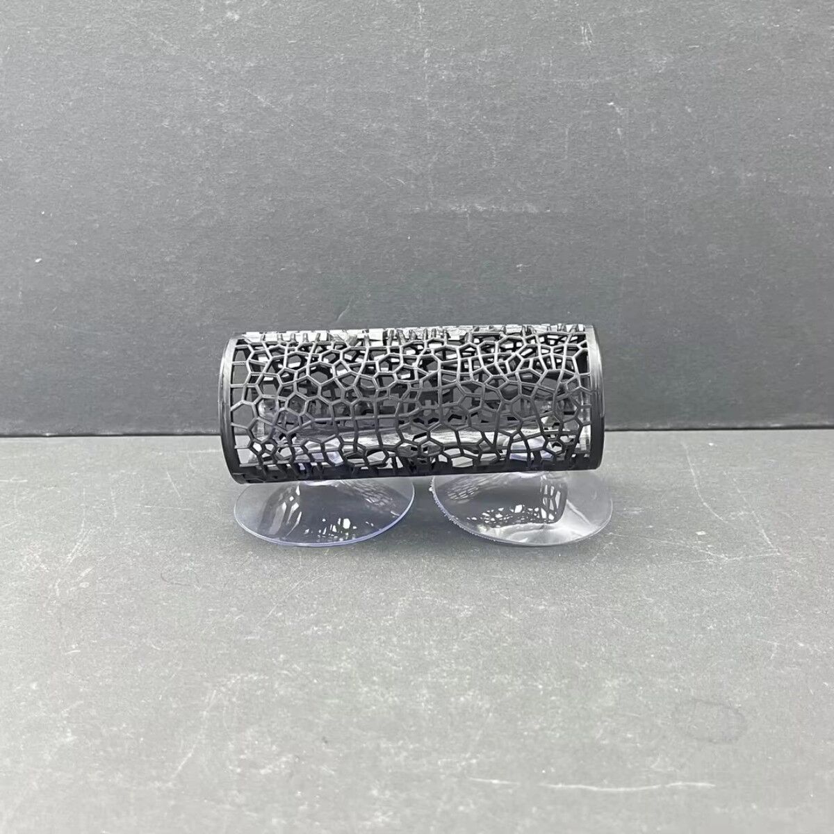 INF Tunnel pour betta - Jouet tunnel en ABS, cachette et décoration d'aquarium, abri sécurisé 10cm x 4cm x 4cm Le noir