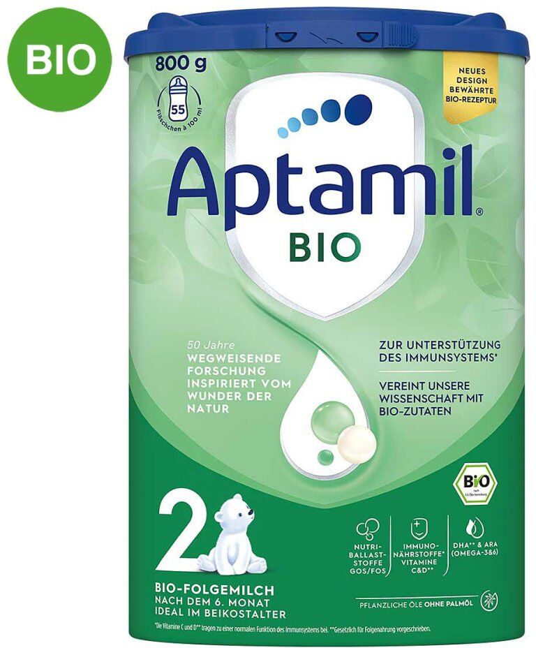 Aptamil Bio 2 Folgenahrung Pulver