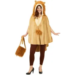 buttinette Löwen-Poncho, unisex