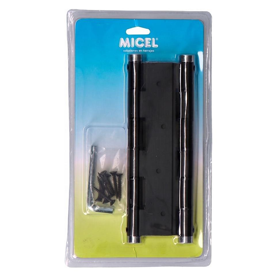 Micel Scharnier Bs10 M57002 Schwarz Aluminium 180 X 33 Mm Doppelte Wirkung (45290246)