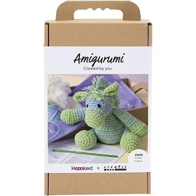 Creativ Company Kreativ Set Amigurumi, Zebra , Hellblau, Hellgrün
