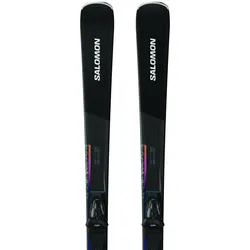 SALOMON E S/MAX X7 Ti + M10 GW L80 Black/Neon Punch/, Black/Neon Punch/, 160