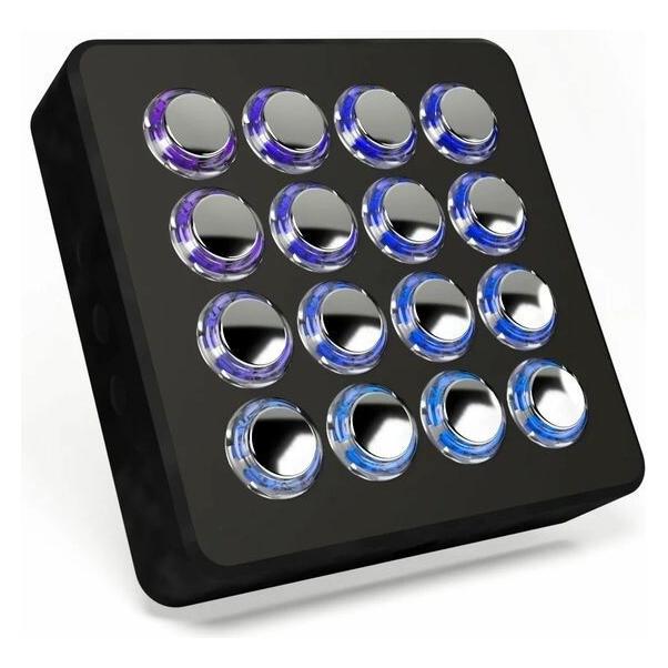DJTechTools Midi Fighter Spectra - Limited Edition Silver (B0DBNXKYHR)