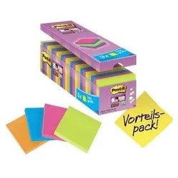 Post-it, Haftnotiz, Super Sticky 21 + 3 (76 x 76 mm)
