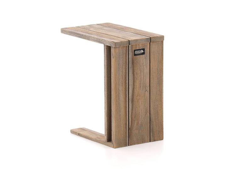 Bijzettafel tuin ROUGH Rechthoekig Tuintafel Teakhout