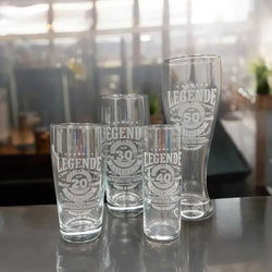 Luxentu Weizenglas Weißbierglas 0,5 Liter - Legende seit 60 Jahren