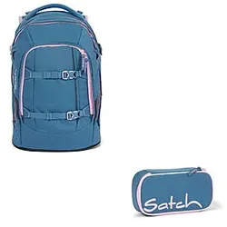 Satch Pack Deep Rose 2tlg Schulrucksack-Set