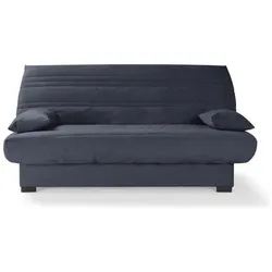 Conforteam, Sofa + Bettsofa, Clic Clic Clic Click 3 Plätze - Matratze 17 cm - Anthrazitgrau Stoff - L199 x D96 x H103 cm - Chloe (3-Sitzer)