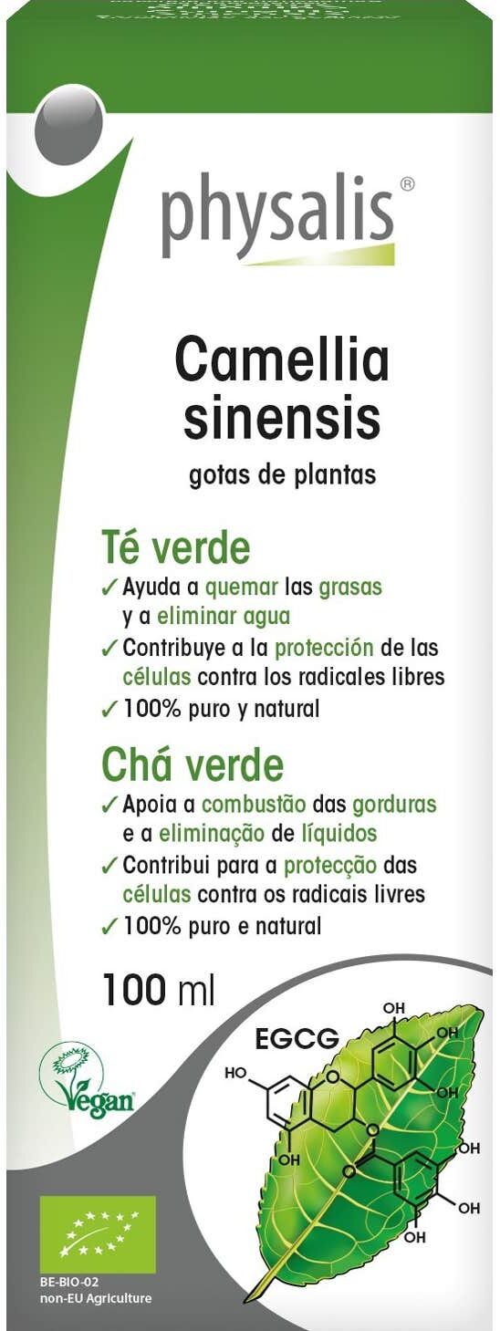 PHYSALIS Té Verde Extracto Hidroalcohólico Bio 100 ml