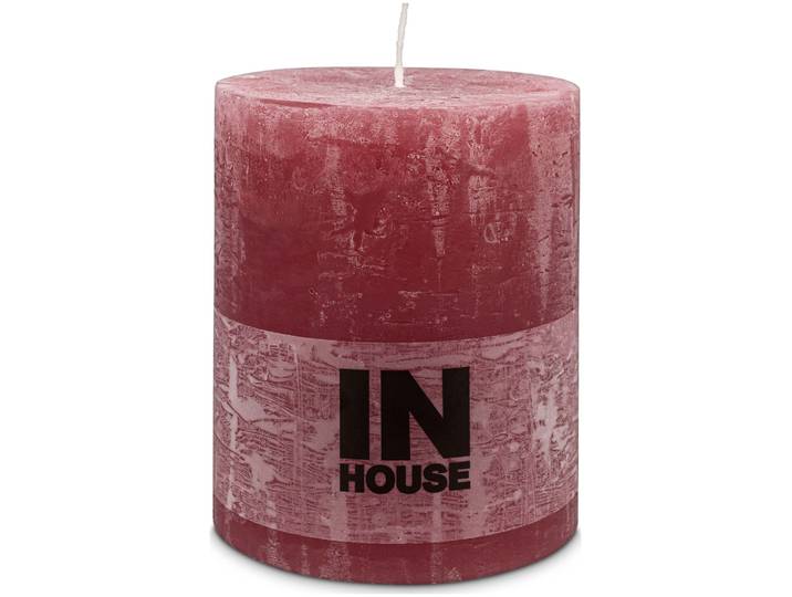 Inhouse Zylinderkerze Rustic 100x120 Staubrosa